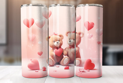 Valentine's Day 20 Oz Tumbler Wrap