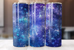 Purple Glitter Tumbler Wrap, 20 Oz Skinny Tumbler Sublimation Design