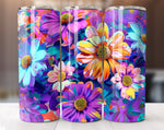 Spring Floral Tumbler Wrap