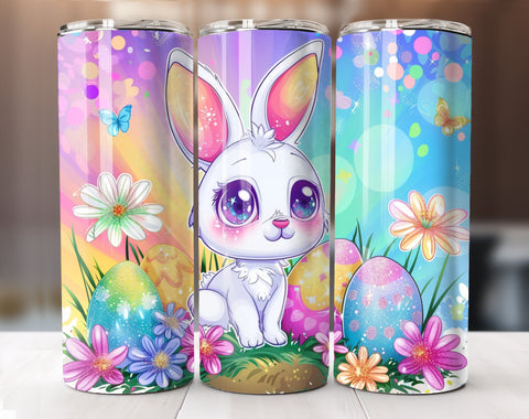 Easter Bunny 20 Oz Tumbler Wrap