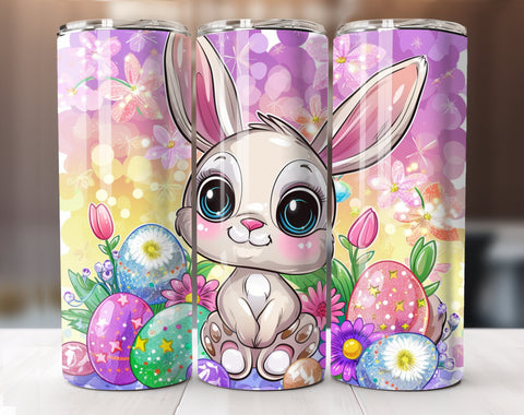 Easter Bunny 20 Oz Tumbler Wrap