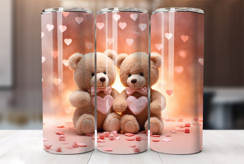 Valentine's Day 20 Oz Tumbler Wrap