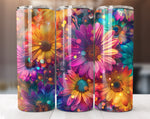 Spring Floral Tumbler Wrap