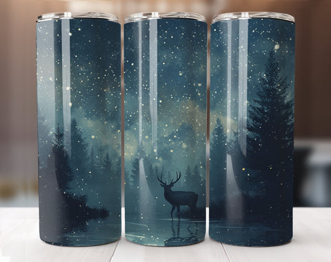 Deer Hunting 20 Oz Tumbler Wrap