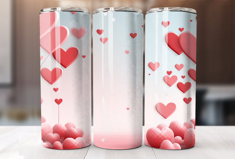 Valentine's Day 20 Oz Tumbler Wrap