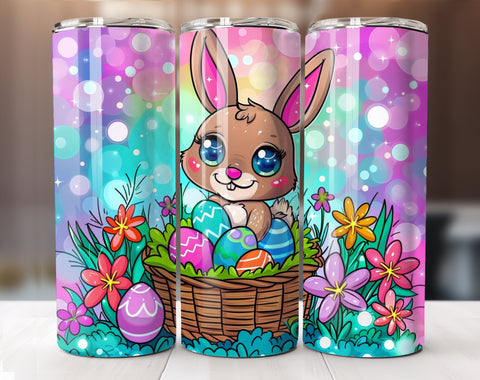 Easter Bunny 20 Oz Tumbler Wrap