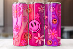 3D Inflated Retro Tumbler Wrap PNG