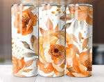 Watercolor Flower 20 Oz Tumbler Wrap