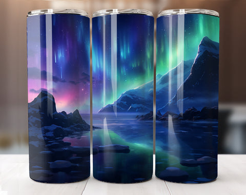 20 Oz Northern Light Tumbler Wrap