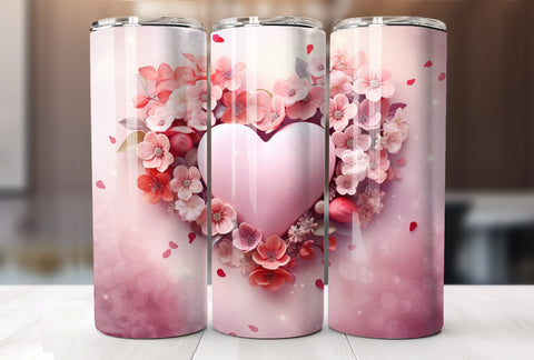 Valentine's Day 20 Oz Tumbler Wrap