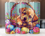 Easter Puppy 20 Oz Tumbler Wrap