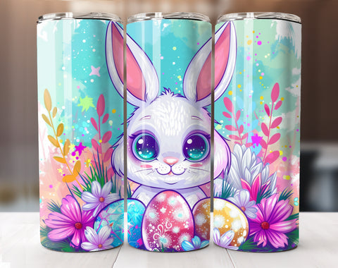 Easter Bunny 20 Oz Tumbler Wrap