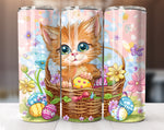 Easter Kitten 20 Oz Tumbler Wrap