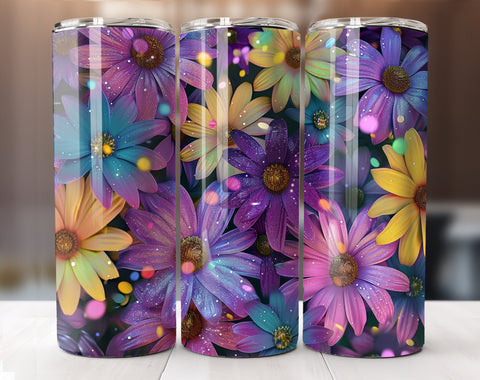 Spring Floral Tumbler Wrap