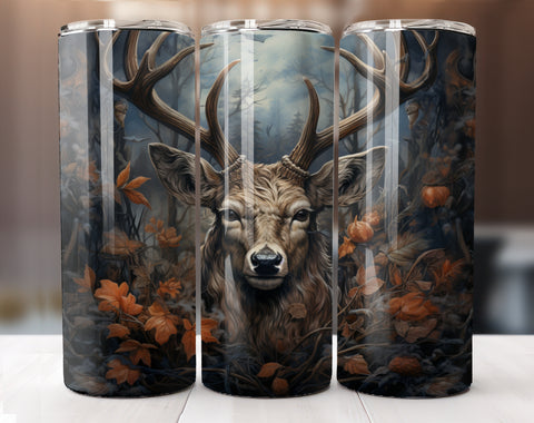 Deer Hunting 20 Oz Tumbler Wrap