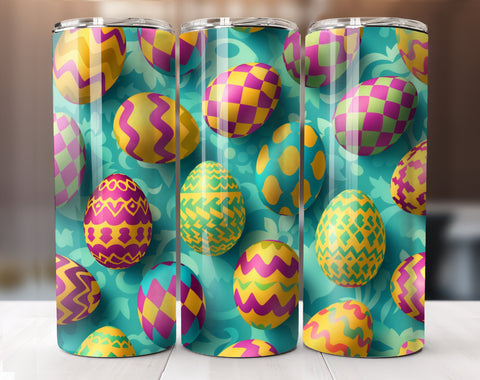 Easter Eggs 20 Oz Tumbler Wrap