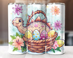 Easter Stegosaurus Dinosaur Tumbler Wrap