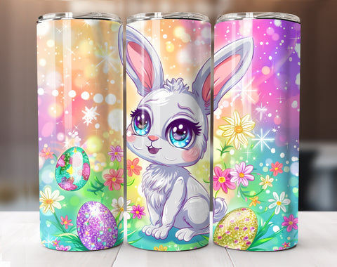 Easter Bunny 20 Oz Tumbler Wrap