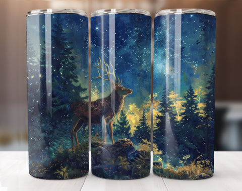 Deer Hunting 20 Oz Tumbler Wrap