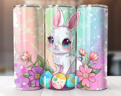 Easter Bunny 20 Oz Tumbler Wrap