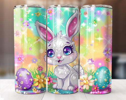 Easter Bunny 20 Oz Tumbler Wrap