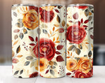 Watercolor Flower 20 Oz Tumbler Wrap