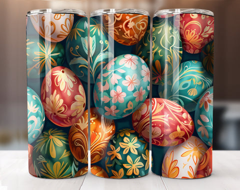 Easter Eggs 20 Oz Tumbler Wrap