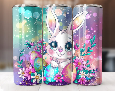 Easter Bunny 20 Oz Tumbler Wrap