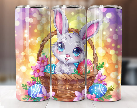 Easter Bunny 20 Oz Tumbler Wrap