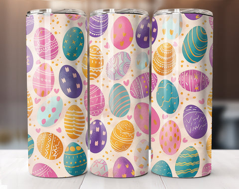 Easter Eggs 20 Oz Tumbler Wrap