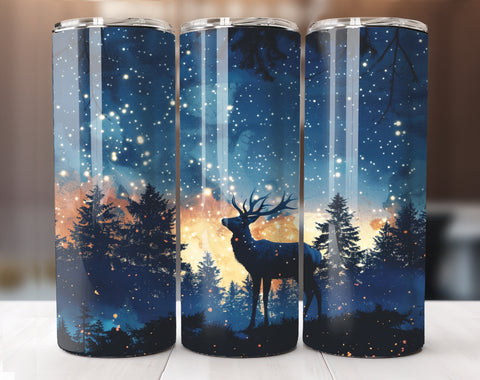 Deer Hunting 20 Oz Tumbler Wrap