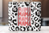 3D Retro Mama Leopard Inflated Tumbler Wrap