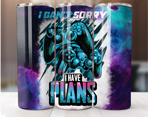 I Have Plans 20 oz Tumbler Wrap Template