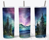 20 Oz Northern Lights Tumbler Wrap