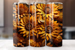 Sunflower 20 Oz Tumbler Wrap