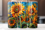 Sunflower 20 Oz Tumbler Wrap