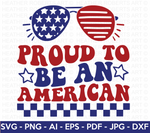 Proud to be an American SVG