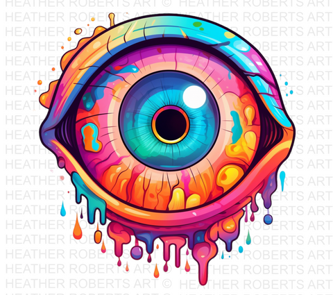 Psychedelic Eye PNG