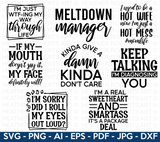 Sarcastic SVG Bundle