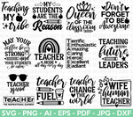 Teacher SVG Bundle