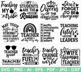 Teacher SVG Bundle