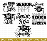 Graduation 2024 SVG Bundle