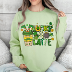 St Patrick's Day Lucky A Latte PNG