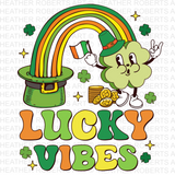 St. Patrick's Lucky Vibes PNG