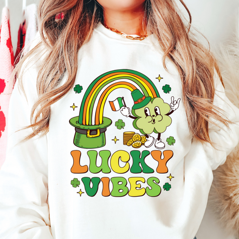 St. Patrick's Lucky Vibes PNG