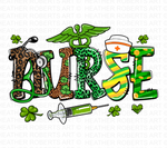 St. Patricks Day Nurse PNG