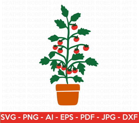 Tomato Plant SVG