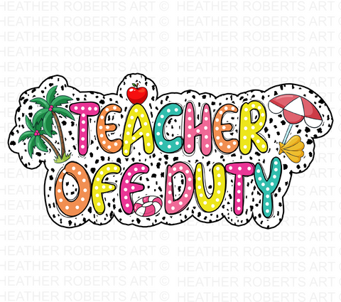 Teacher Off Duty PNG