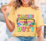 Teacher Off Duty PNG