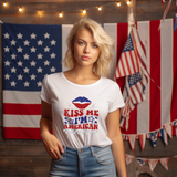 Kiss Me I'm American SVG